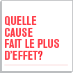 QUELLE CAUSE FAIT LE PLUS D'EFFET?